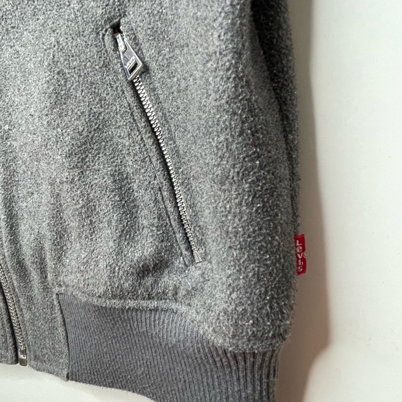 Small Levi Strauss Polyester and wool bomber jacket. In really good condition. - Picture 3 of 4